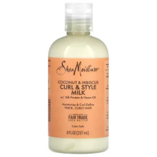 Молочко для укладання волосся, SheaMoisture Curl & Style Milk, кокос та гібіскус 237 мл