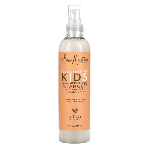 Спрей для полегшення розчісування дитячого волосся, Kids Extra-Moisturizing Detangler, SheaMoisture, кокос та китайська троянда, 237 мл
