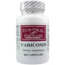 Поддержка кровеносных сосудов, Ecological Formulas Varicosin, 60 капсул