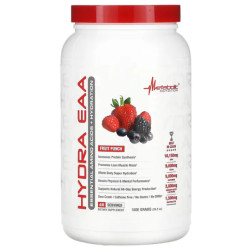 Электролиты и EAA, вкус фруктовый пунш, Metabolic Nutrition Hydra EAA, 1000 г