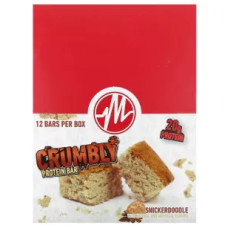 Протеїновий батончик, Crumbly Protein Bar Metabolic Nutrition, снікерс, 12 батончиків по 75 г