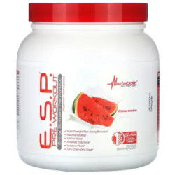 Предтренировочный комплекс, ESP Pre-Workout Metabolic Nutrition, вкус арбуз, 300 г