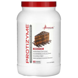Сывороточный протеин вкус шоколадный торт, Metabolic Nutrition Protizyme, 910 г