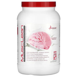 Гейнер вкус молочный коктейль клубника, Metabolic Nutrition MuscLean, 1133 г