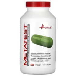 Підсилювач тестостерону, Metatest Metabolic Nutrition, 240 капсул