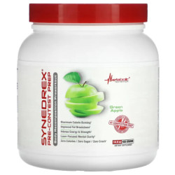 Предтренировочный комплекс, Metabolic Nutrition Synedrex, зеленое яблоко порошок 420 г