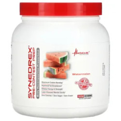 Предтренировочный комплекс для метаболизма, Synedrex Metabolic Nutrition, способствует наращиванию мышц, арбуз, порошок, 420 г