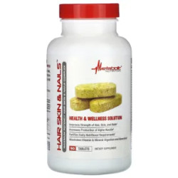 Вітаміни для волосся шкіри та нігтів, Hair Skin & Nails Metabolic Nutrition, 90 таблеток