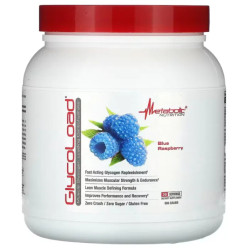 Посттренировочная формула, Metabolic Nutrition GlycoLoad, синяя малина 600 г