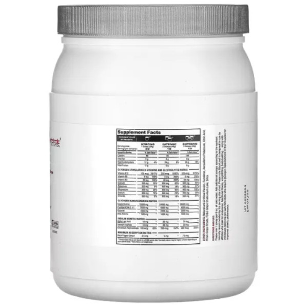 Посттренувальна формула, GlycoLoad, Metabolic Nutrition, збільшує м'язову силу та витривалість, виноград, 600 г