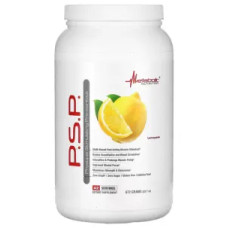 Передтренувальний комплекс, швидкодіючий стимулятор м'язів, смак лимонад, PSP Physique Stimulating Pre-Workout Metabolic Nutrition, 672 г