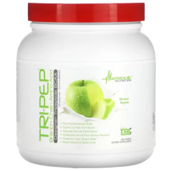 BCAA Tri Pep порошок, смак зелене яблуко, Metabolic Nutrition Tri-Pep, Branch Chain Amino Acid, 400 г
