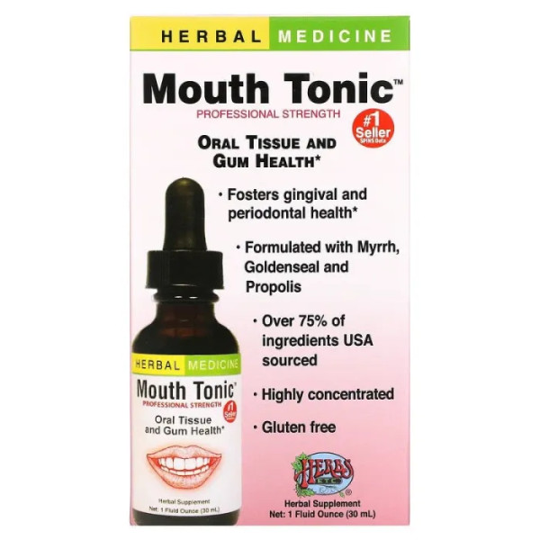 Здоров'я ротової порожнини, тонік, Mouth Tonic, Herbs Etc., 29,5 мл