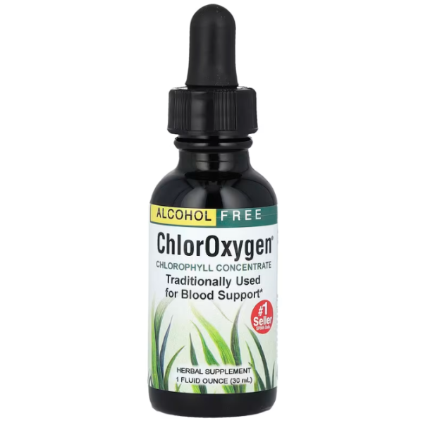 Рідкий хлорофіл, концентрат, Chlorophyll Concentrate, Herbs Etc., без спирту, 30 мл.