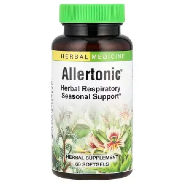 Підтримка дихальної системи при сезонній алергії, Allertonic®, Herbs Etc., 60 гелевих капсул