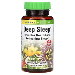 Здоровый сон, Deep Sleep Herbs Etc., 60 капсул