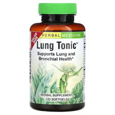 Тоник для легких, Lung Tonic Herbs Etc., 120 мягких таблеток