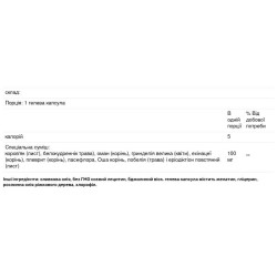 Тонік для легень, Lung Tonic Herbs Etc., 60 капсул