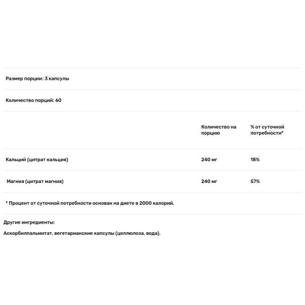 Магній кальцій (цитрат), Calcium Magnesium (citrate), Pure Encapsulations, для зміцнення кісток, зняття м'язових спазмів та напруги, здоров'я зубів та серцево-судинної системи, 180 капсул