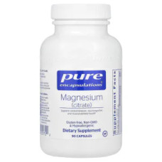 Магній цитрат 150 мг, Pure Encapsulations Magnesium citrate, 90 капсул