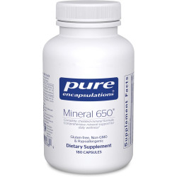 Мінеральний комплекс, Mineral 650 Pure Encapsulations, 180 капсул