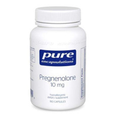Прегненолон 10 мг, Pregnenolone Pure Encapsulations, 180 капсул