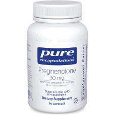 Прегненолон 30 мг, Pregnenolone Pure Encapsulations, 60 капсул