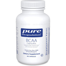 BCAA, BCAA Pure Encapsulations, поддержка мышечной функции во время упражнений, 90 капсул