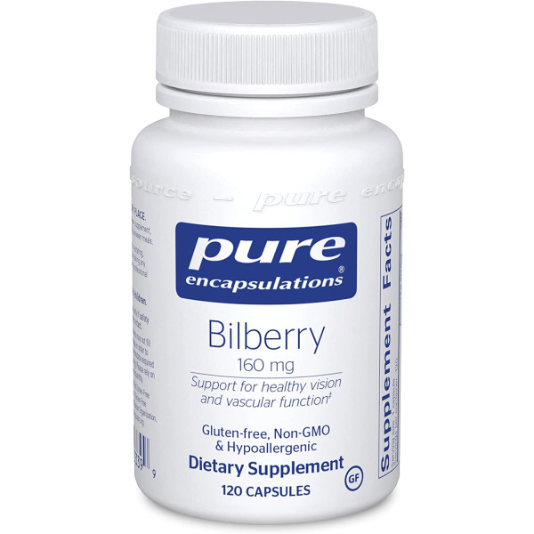 Екстракт Чорниці, Bilberry, Pure Encapsulations, 160 мг, 120 капсул