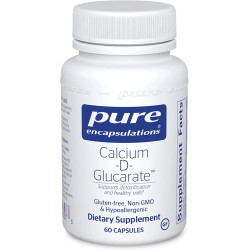 Кальцій-D-глюкарат, Calcium-D-Glucarate Pure Encapsulations, 60 капсул