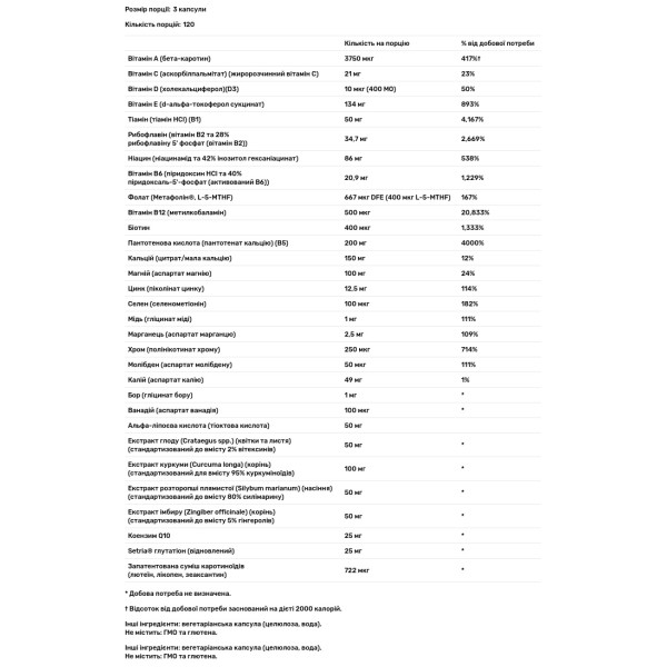 Мультивітаміни та мінерали, UltraNutrient, Pure Encapsulations, з антиоксидантами, вітаміном C, CoQ10 та іншими для підтримки здоров'я печінки та серця, 360 капсул