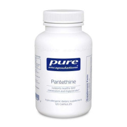 Пантетин, Pantethine Pure Encapsulations, 120 капсул