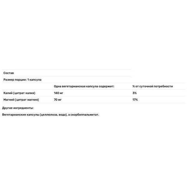 Калій та Магній (цитрат), Potassium Magnesium (citrate), Pure Encapsulations, підтримує здоров'я серця, м'язів, мінералізації кісток, нервів та кислотно-лужного балансу, 180 капсулКалій та Магній (цитрат), Potassium Magnesium (citrate), Pure Encapsulation