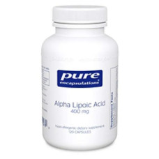 Альфа-ліпоєва кислота 400 мг, Alpha Lipoic Acid Pure Encapsulations, 120 капсул