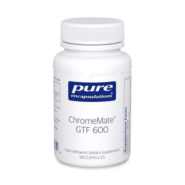 Унікальний полінікотінат хрому, ChromeMate GTF 600, Pure Encapsulations, 180 капсул