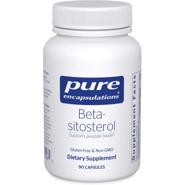 Бета-Сітостерол, Beta-Sitosterol, Pure Encapsulations, для чоловіків, для покращення сечовипускання та здоров'я, 90 капсул