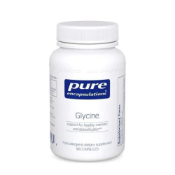 Гліцин, Pure Encapsulations Glycine 180's, 180 капсул