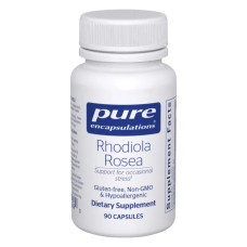 Родіола рожева, Rhodiola Rosea Pure Encapsulations, 90 капсул