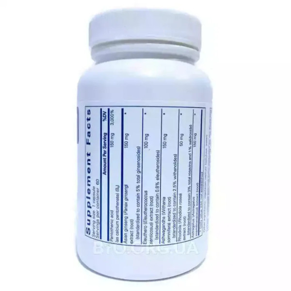 Підтримка надниркових залоз, Phyto-ADR, Pure Encapsulations, комплексна рослинна формула, 60 вегетаріанських капсул