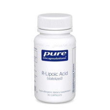 R-ліпоєва кислота, R-Lipoic Acid Pure Encapsulations, 60 капсул