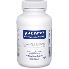 Детокс ШКТ та печінки з альфа-ліпоєвою кислотою та екстрактом куркуміну, Pure Encapsulations Liver-G.I. Detox, 120 капсул