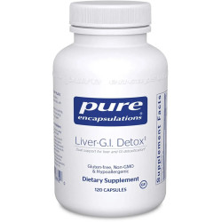Детокс ШКТ та печінки з альфа-ліпоєвою кислотою та екстрактом куркуміну, Pure Encapsulations Liver-G.I. Detox, 120 капсул