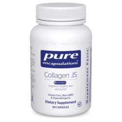 Коллаген BioCell, Pure Encapsulations Collagen JS, поддержка здоровья суставов и кожи, 60 капсул
