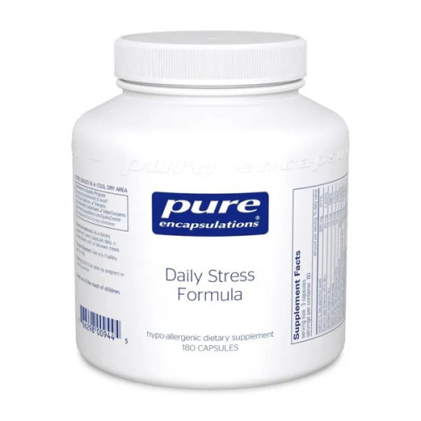 Антистресова формула, Daily Stress Formula, Pure Encapsulations, 180 капсул