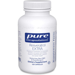 Ресвератрол, Pure Encapsulations Resveratrol Extra, підтримка клітинної та серцево-судинної функції, 120 капсул