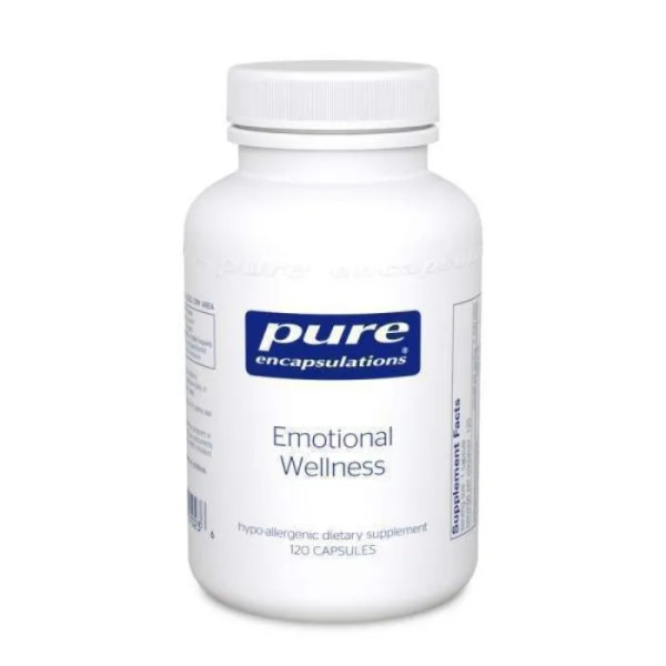 Емоційне Здоров'я, Emotional Wellness, Pure Encapsulations, 120 капсул