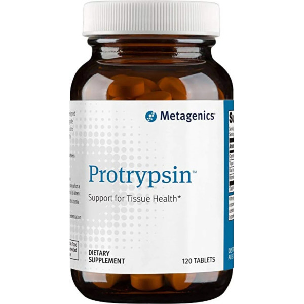 Трипсин, здоров'я тканин, Protrypsin, Metagenics, 120 таблеток