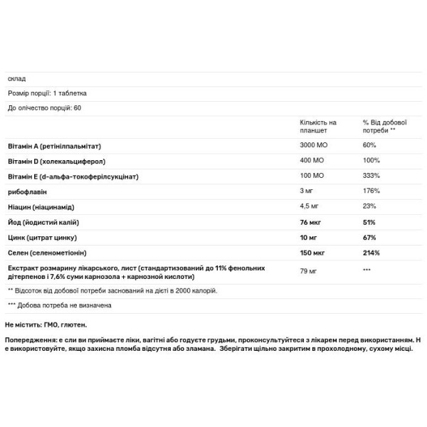 Підтримка щитовидної залози, Thyrosol, Metagenics, для підтримки здорової функції щитовидної залози та зняття втоми, пов'язаної зі стресом, 60 таблеток