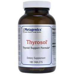 Поддержка щитовидной железы, Metagenics Thyrosol, 2 упаковки по 180 таблеток