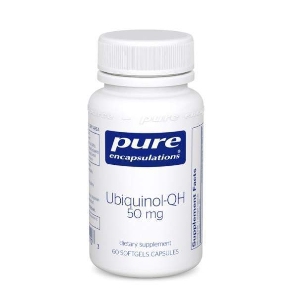 Убіхінол-QH, Ubiquinol-QH, Pure Encapsulations, 50 мг, 60 капсул